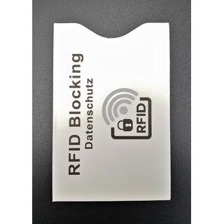3x RFID-BLOCKING KARTENHÜLLE SCHUTZHÜLLEN FÜR EC AUSWEIS KREDITKARTEN