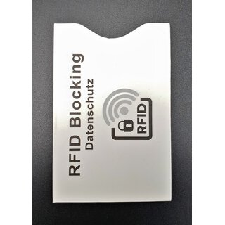 3x RFID-BLOCKING KARTENHLLE SCHUTZHLLEN FR EC AUSWEIS KREDITKARTEN