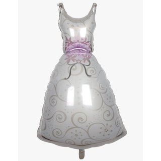 Brautkleid Folienballon 73cm Hochzeit Luftballon