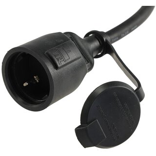 CEE ADAPTER Schuko Kupplung Stecker 230V Camping Wohnwagen Boot IP44  3x2,5mm