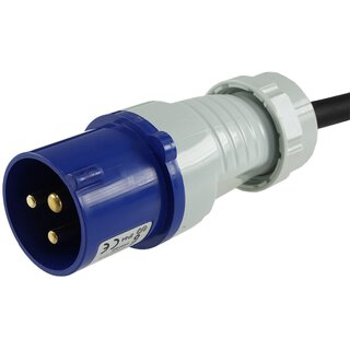 CEE ADAPTER Schuko Kupplung Stecker 230V Camping Wohnwagen Boot IP44  3x2,5mm