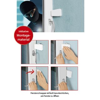 Fenstersicherung Fenster Schnapper Einbruchschutz Diebstahlschutz Fensterschloss