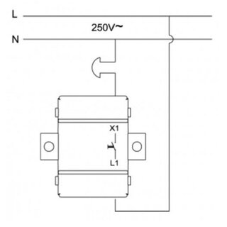 Taster McPower Flair,250V~/10A, UP, wei