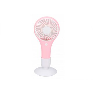 Mobiler Ventilator USB rosa