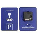 Mitlaufende Parkscheibe mit Uhrwerk elektronische Parkuhr...